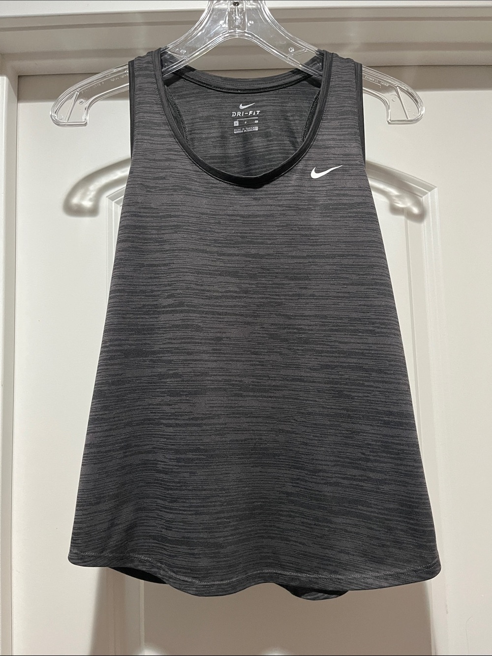 Nike Women's Gray Heather Dri-FIT Tank Top